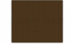 Brama uchylna Pearl N 80, 2375 x 2000, Pearlgrain, kolor brązowy RAL 8028