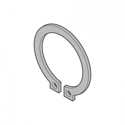 Pierścień zabezpieczający 1,2 × 25 mm DIN 471