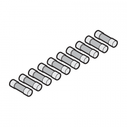 Bezpiecznik czuły 10 A / 250 V / T / H, opakowanie 10 sztuk