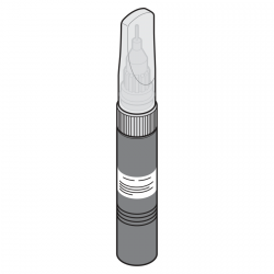 Farba w sztyfcie RAL 9002, białe aluminium