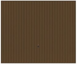 Brama uchylna GLS 2375x2125, kolor brązowy RAL 8028