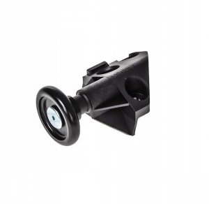 Obejma rolki, komplet z rolką bieżną i odbojnikiem, do bram EcoStar od numeru seryjnego 07121, wersja lewa 