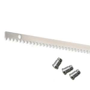 Listwa zębata metalowa, grubość 8 mm, długość 1 metr, do 1200 kg 