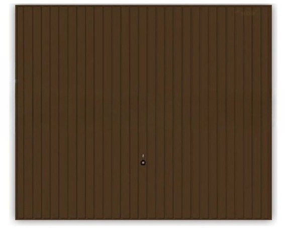 Brama uchylna N80, 2750 x 2000 mm, wzór 902, kolor RAL 8028 brązowy