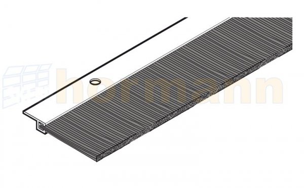 Uszczelka nadproża BH 50 dla bram rolowanych basic z aluminiowym profilem ustalającym długość 1000 mm