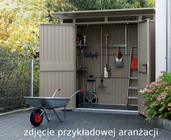 Domek ogrodowy z dachem jednospadowym „Berry” model „Classic” typ 3