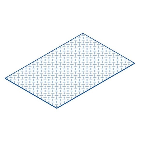Aluminiowa płyta podłogowa typ 2 - 6 płyt