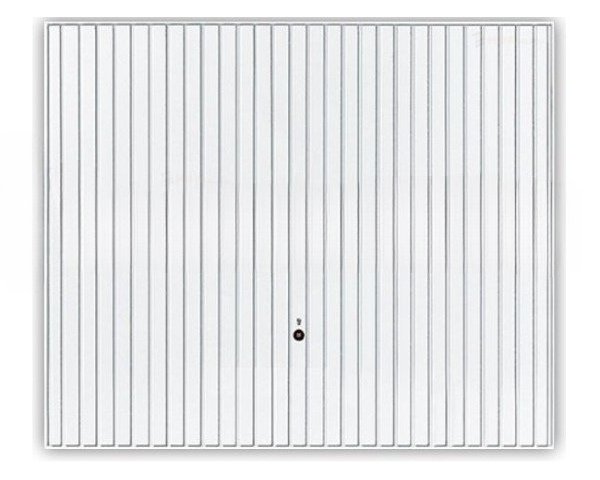 Brama uchylna N80, 2500 x 2000 mm, wzór 902, kolor RAL 9016 biały