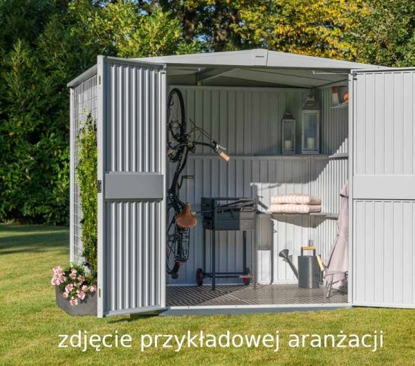 Domek ogrodowy z dachem jednospadowym „Berry” model „Classic” typ 2