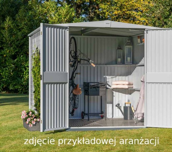 Domek ogrodowy z dachem jednospadowym „Berry” model „Classic” typ 3