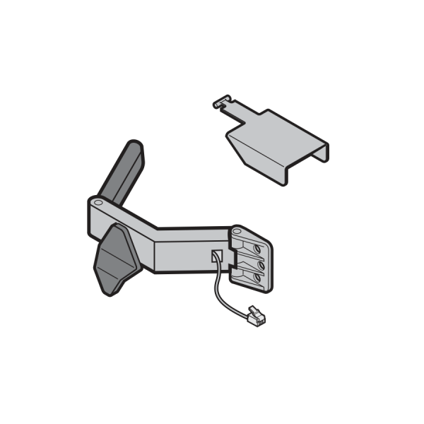 Fotokomórka wyprzedzająca VL 1-LE, z lewej, zasięg 1,0 – 6,0 m (nadajnik, biały)