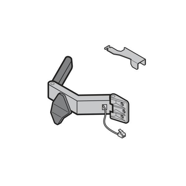 Fotokomórka wyprzedzająca VL 2-LE, z lewej, zasięg 1,0 – 6,0 m (nadajnik, biały)