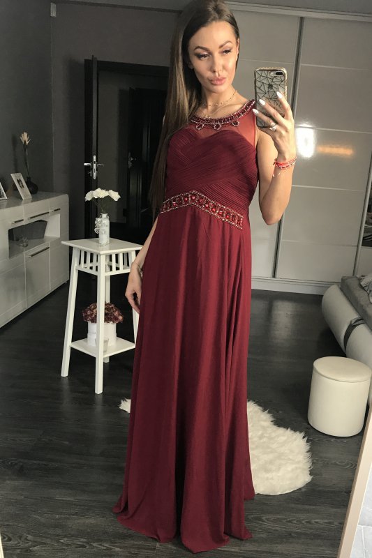 EVA&LOLA SUKIENKA OBERŻYNA 44003-4