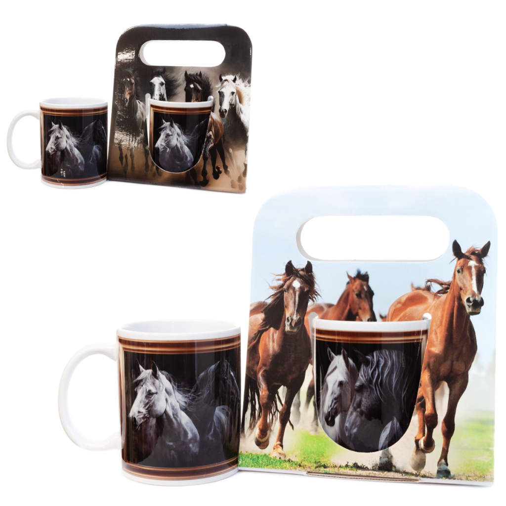 Kubek ceramiczny konie w ozdobnym opakowaniu Katalog wszystkich