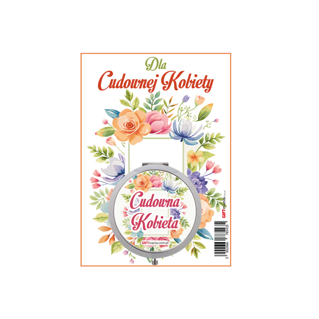 Lusterko kieszonkowe "CUDOWNA KOBIETA" Katalog wszystkich produktów