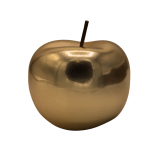 JABŁKO CERAMICZNE SUGAR GOLD ŚREDNIE 12x12x12 cm