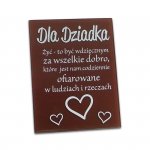 Ramka szklana Dla Dziadka