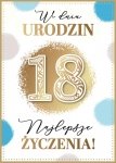 Karnet W Dniu 18 Urodzin