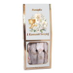 Pyszne krówki w złotym opakowaniu Pamiątka 1 Komunii Świętej