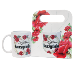 Kubek ceramiczny w ozdobnym opakowaniu z napisem Wyjątkowa Nauczycielka