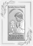 PANEL PAMIĄTKA I KOMUNII ŚW. 9,5x13 CM