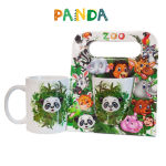 Kubek ceramiczny w ozdobnym opakowaniu PANDA