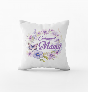 Poszewka na poduszkę  Cudowna Mama. 40x40 cm