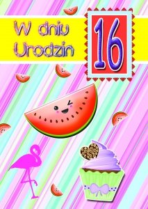 Kartka z okazji 16 urodzin