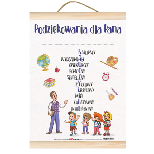 Dyplom Podziękowania dla Pana Nauczyciela