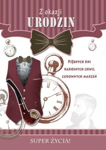 Karnet okolicznościowy z kopertką Z Okazji Urodzin