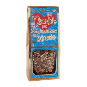 Wyjątkowa herbatka kwiatowa w złotym opakowaniu dla Dziadka . 40g