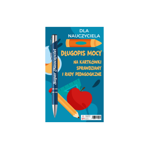 Długopis na dedykowanym blisterku Dla Nauczyciela