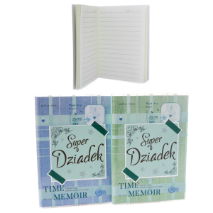 Notes A6 z brokatem  Super Dziadek