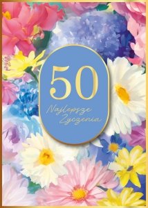 Karnet 50 Najlepsze Życzenia