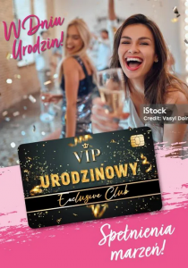 Karnet  W Dniu Urodzin z kartą VIP