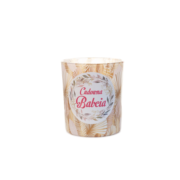 Świeczka o zapachu wanilii  Cudowna Babcia. 90 g