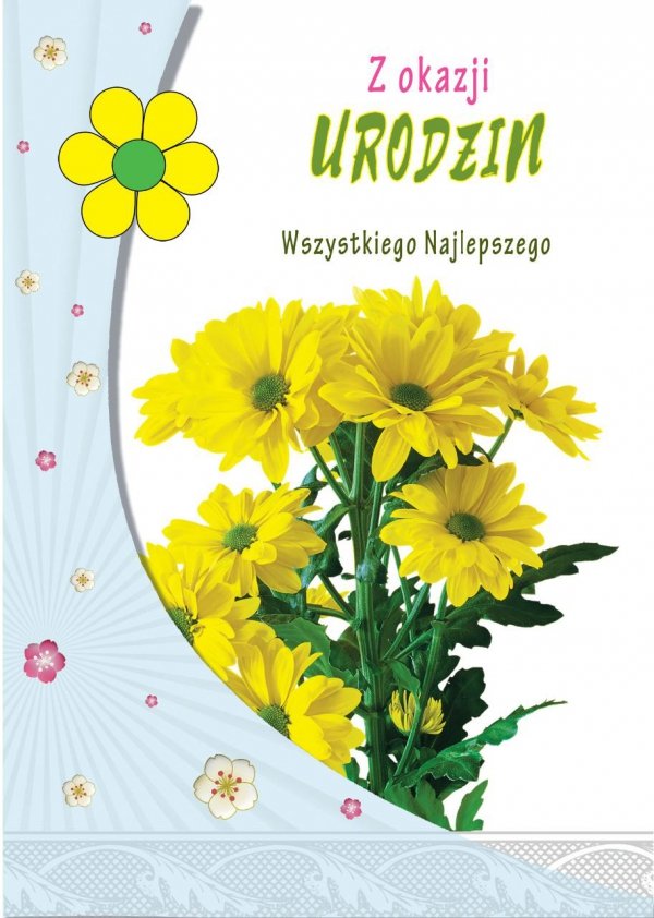 Karnet okolicznościowy z kopertką &quot;Z Okazji Urodzin&quot;