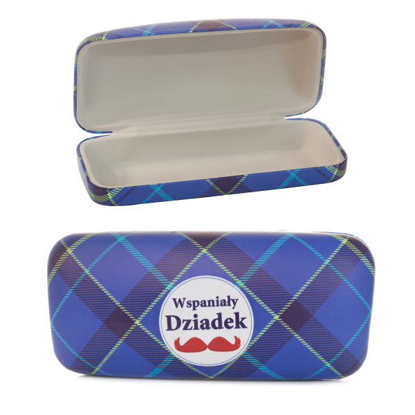 Etui na okulary dla Babci z napisem WSPANIAŁY  DZIADEK