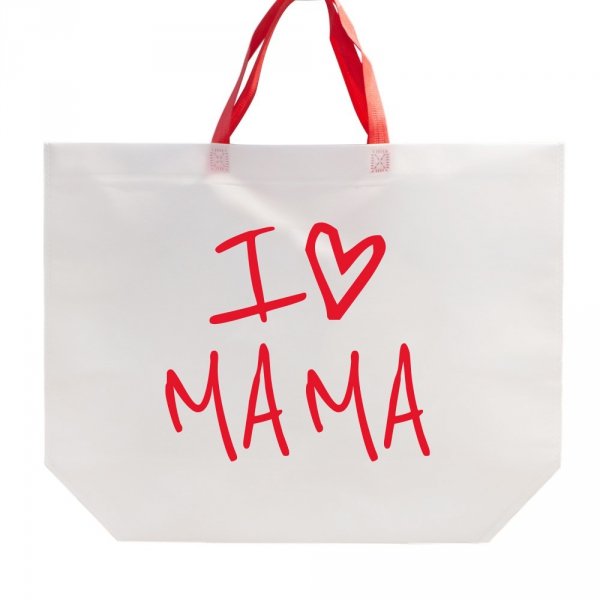 Torba z napisem &quot;I love Mama&quot;  52x40 cm