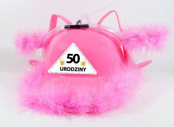 KASK RÓŻOWY 50