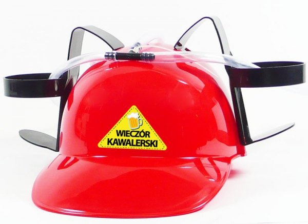 KASK CZERWONY WIECZÓR KAWALERSKI