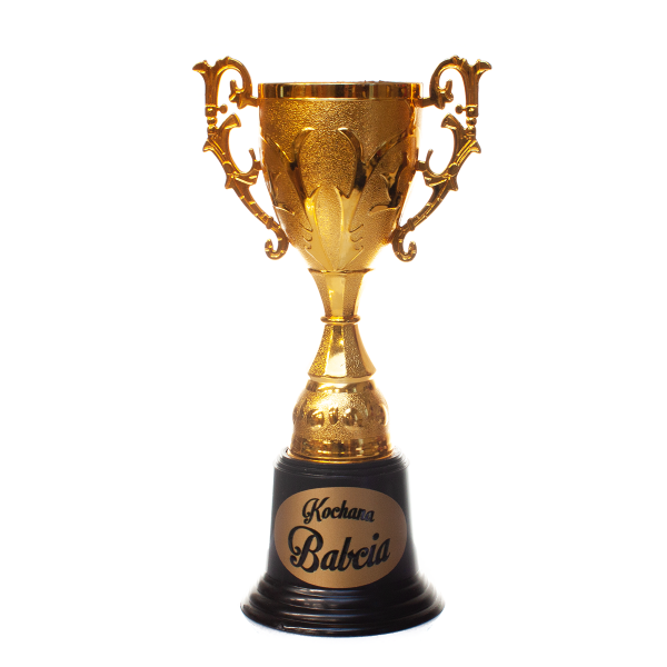 Puchar prezent z napisem &quot;Kochana Babcia&quot;, 18,5 cm