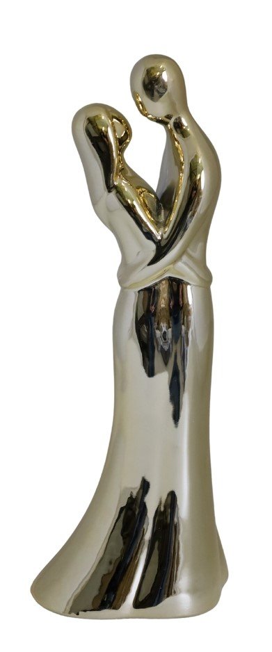 PARA CERAMICZNA ZŁOTA MAXI 9x12x33 cm