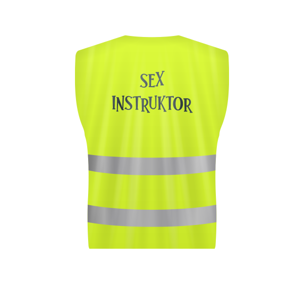 Kamizelka odblaskowa &quot;SEX INSTRUKTOR&quot;