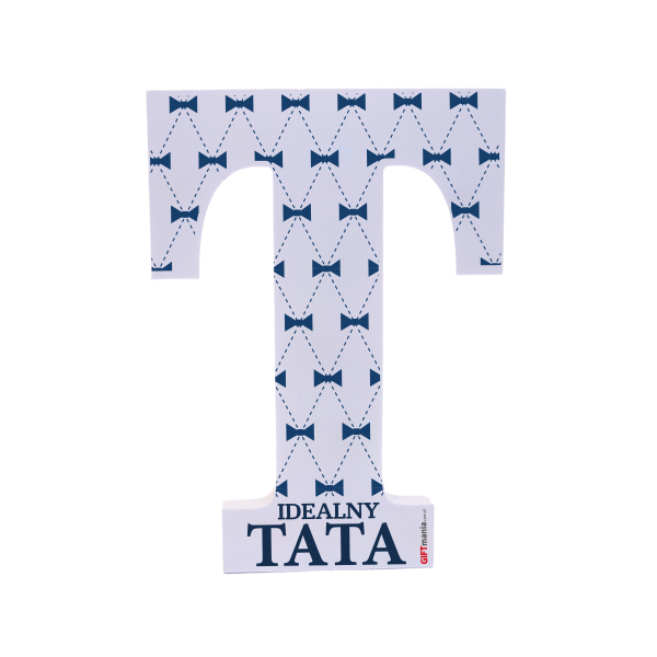 Litera 3d z napisem &quot;Idealny Tata&quot;  19,5 cm