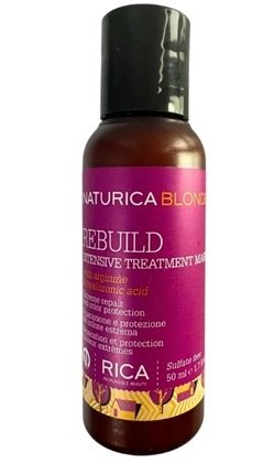 RICA Naturica Blonde Rebuild Intensive Treatment Maska do włosów blond 50ml